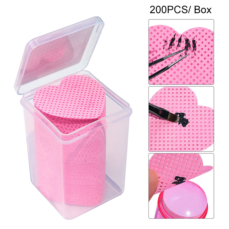 Ebemevabad vatipadjad küünelaki eemaldamine salvrätikud puhastustööriist küünekunsti puhastuslapid näpunäited UV-geel-laki eemaldamise padjapaberiga salvrätikud