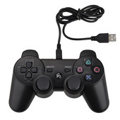 Juhtmega USB-mängukontrolleri mängupult PS3 joystick-mängukontrolleri topeltvibratsiooniga mängupult Sony PS 3 konsooli jaoks