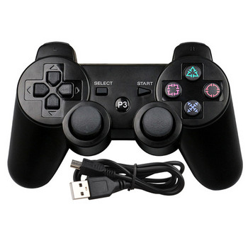 Ενσύρματο χειριστήριο παιχνιδιών USB για χειριστήριο παιχνιδιών PS3 Joystick Gamepad διπλής δόνησης για κονσόλα Sony PS 3