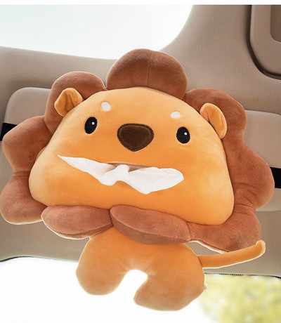 rajzfilm Aranyos autókendős doboz Kreatív autós akasztós típus fiókdoboz fedél Autóülés háttámla kartámasz doboz papírzsebkendő Rajzfilm Aranyos autó Ti