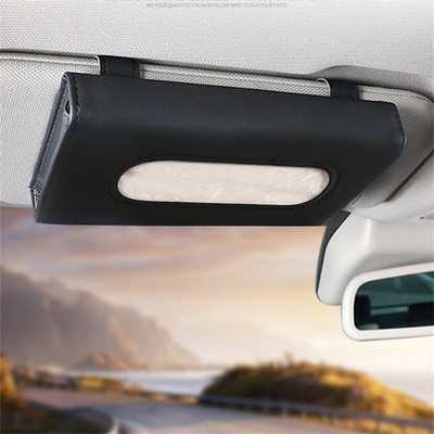 1Pcs Car Tissue Box Towel Sets Car Sun Visor Tissue Box Holder Auto Interior Storage Decoration for BMW Car Decor Accessories