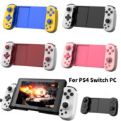 Androidi/iOS-i/Winsi juhtmevaba kontrolleri jaoks 3-režiimiline ühendus Juhtmeta mängud Käepide Bluetooth-ühilduv 5.0 PS4 Switch PC jaoks