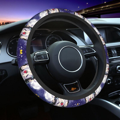 Lovely Usagi Tsukino Luna Pattern κάλυμμα τιμονιού για γυναίκες Moon Sailors Steering Wheel Protector Universal Fit 37-38cm Car