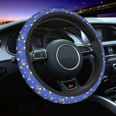Lovely Usagi Tsukino Luna Pattern κάλυμμα τιμονιού για γυναίκες Moon Sailors Steering Wheel Protector Universal Fit 37-38cm Car