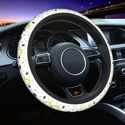 Lovely Usagi Tsukino Luna Pattern κάλυμμα τιμονιού για γυναίκες Moon Sailors Steering Wheel Protector Universal Fit 37-38cm Car