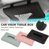 Auto Tissue Box PU Nahast Auto päikesesirm Rippkangakarbi hoidik Auto Sisemine Hoiu Organisaator Salvrätikuhoidja Aksessuaarid Uus