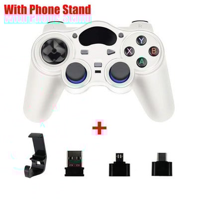 2.4G Gamepad Joystick Bežični kontroler s OTG pretvaračem za PS Android pametni telefon Laptop Tablet PC Smart TV Box Veleprodaja