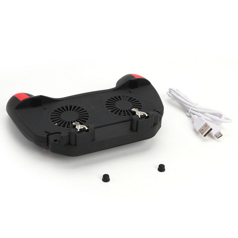 H10 držač gamepada za telefon s dvostrukim ventilatorom za hlađenje, upravljačka palica za igru za PUBG