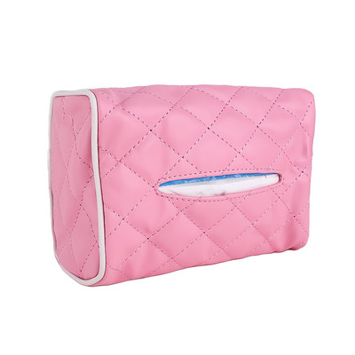 Car Tissue Box PU Δερμάτινο Πίσω Κάθισμα Sun Visor Κρεμαστή θήκη Auto Interior Organizer Tissue συρτάρι θήκη τσάντα αξεσουάρ
