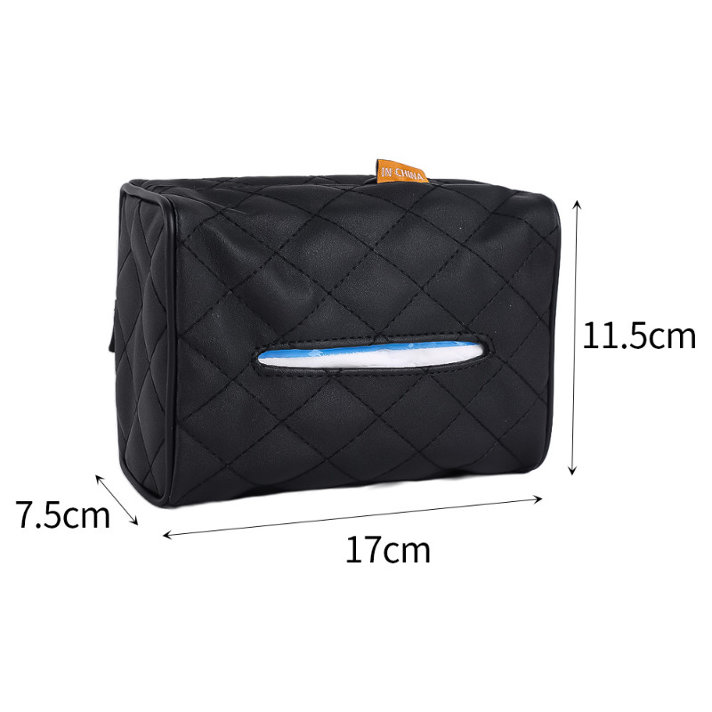 Car Tissue Box PU Δερμάτινο Πίσω Κάθισμα Sun Visor Κρεμαστή θήκη Auto Interior Organizer Tissue συρτάρι θήκη τσάντα αξεσουάρ