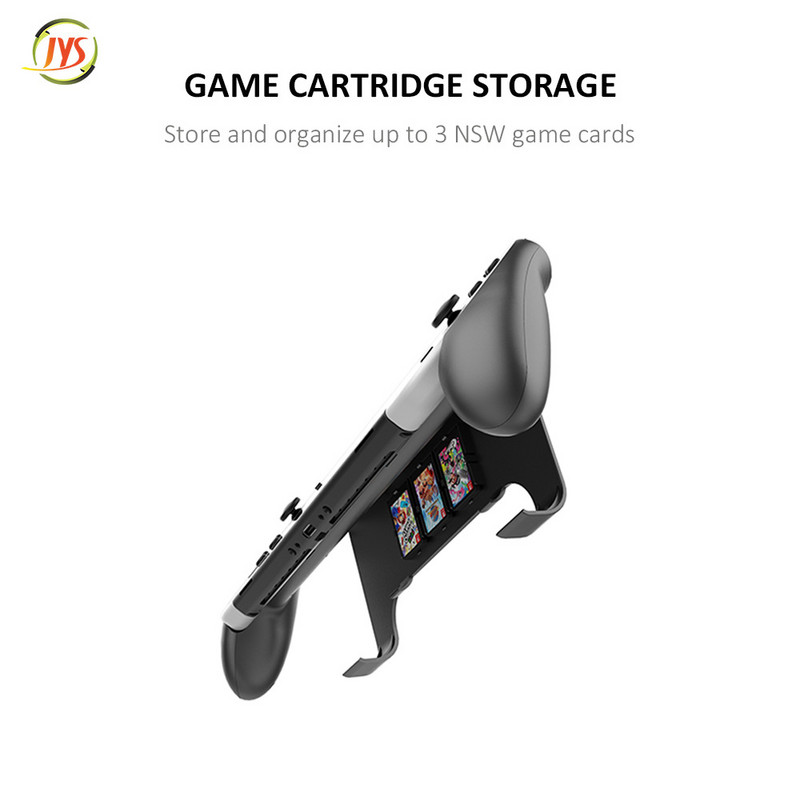 kapcsoló markolattartóhoz Állítható állvány fogantyú Aszimmetrikus vezérlőtartó 5 kártya tároló Nintend Switch Oled számára