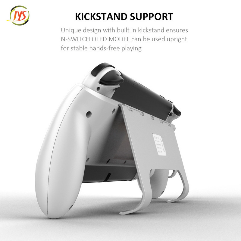 kapcsoló markolattartóhoz Állítható állvány fogantyú Aszimmetrikus vezérlőtartó 5 kártya tároló Nintend Switch Oled számára