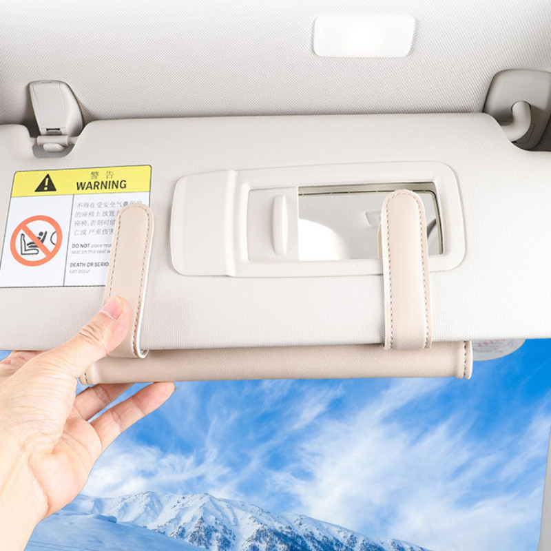 Autókendős doboz napellenző papírzsebkendő tartó Auto belső tároló maszk tároló dekoráció univerzális autós kiegészítők tartóhoz