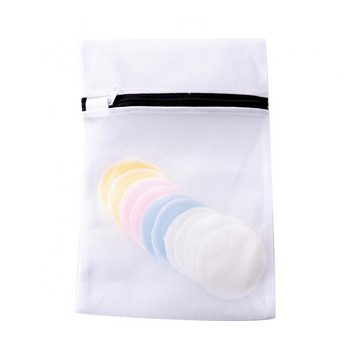 Кадифени кърпи за премахване на грим за многократна употреба Подложки за грижа за кожата с чанта за съхранение 16 бр.