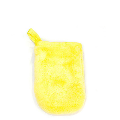 1vnt veido giluminio valymo pagalvėlės Daugkartinio naudojimo makiažo valiklis pirštinės Minkšta mikropluošto valomoji makiažą šalinanti pirštinė Veido rankšluostis