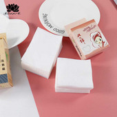 Vienkartinio makiažo valiklio įrankių dėžutė makiažo medvilnės makiažo valiklis minkštas ir be dulkių minkštas, odai nekenksmingas medvilnės makiažo valiklis