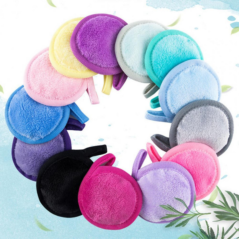 Tampă absorbantă durabilă de machiaj Mini tampon absorbant Instrument cosmetic lavabil Servețele pentru curățarea feței Tampă de îngrijire a pielii