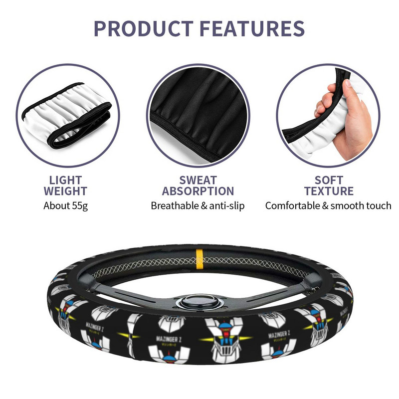 Actarus Mazinger Z auto rooli kate 38 cm libisemisvastane robot Grendorak Goldorak värvilised autostiiliga autotarvikud