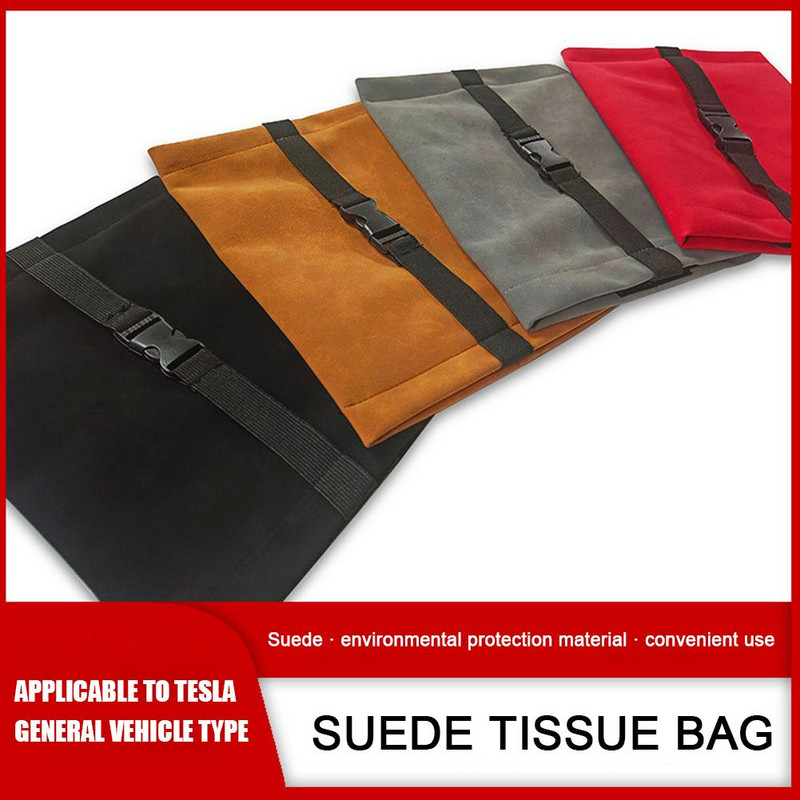 Auto salvrätikukarp Tesla Model 3 mudelile YSX sisemine auto hoiukott ekraani taha peidetud salvrätiku paberihoidja tarvik