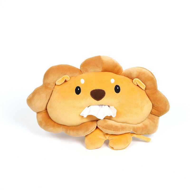 Cartoon Creative Car Tissue Box Θήκη χαρτοπετσέτας Χάρτινα κουτιά Θήκη χαρτοπετσέτας για πλάτη καθίσματος αυτοκινήτου Corgi Ass Crab Lion Hamster Sheep