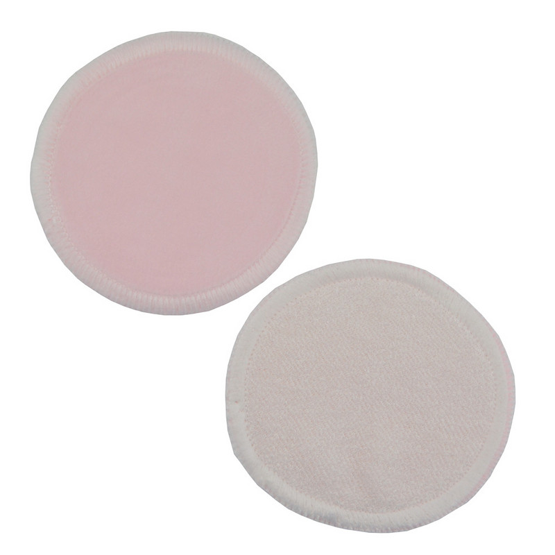 Korduvkasutatavad meigieemalduspadjad Bambuskiust kahekihilised padjakesed Crystal Velvet puuvillased padjad näopuhastuspuhastusmeigikosmeetikavahend