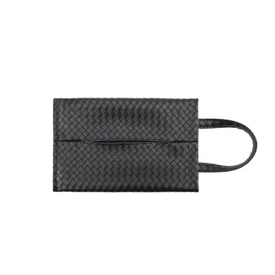 Δερμάτινο PU Δερμάτινο κιβώτιο χαρτομάντιλου αυτοκινήτου Πίσω πλάτης καθίσματος κρεμαστό χαρτοπετσέτα αποθήκευσης Κεντρική κονσόλα Τσάντα οργάνωσης χαρτιού Εσωτερικά αξεσουάρ