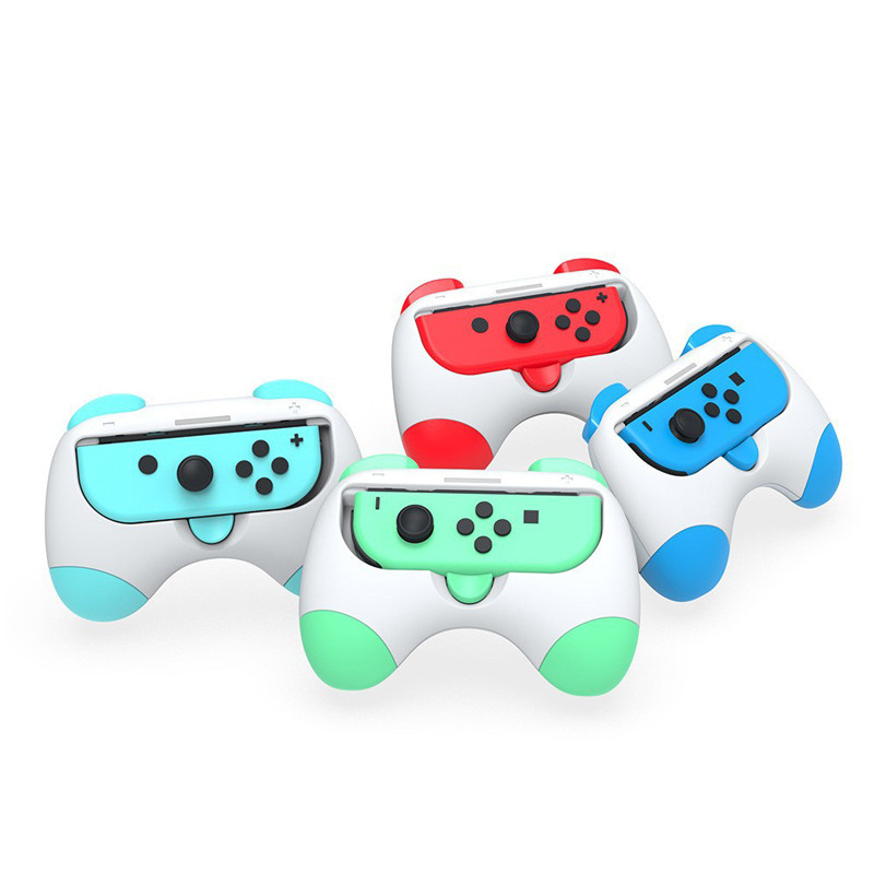 2 ks/krabica roztomilý kreslený ovládač rukoväte pre NS Joy-Con Switch a Switch OLED ABS materiál protišmykový gamepad príslušenstvo darček pre dieťa