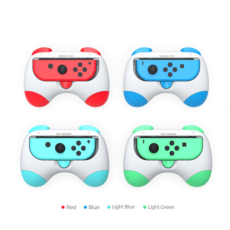 2 ks/krabica roztomilý kreslený ovládač rukoväte pre NS Joy-Con Switch a Switch OLED ABS materiál protišmykový gamepad príslušenstvo darček pre dieťa