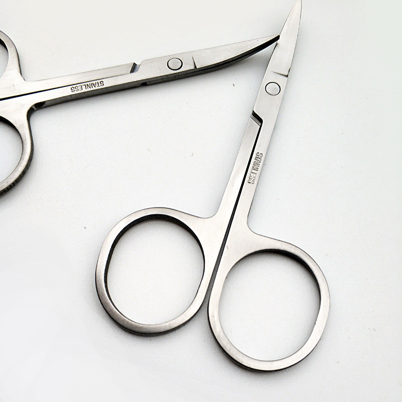 Nerūdijančio plieno smulkių nagų įrankiai antakiams, nosies plaukams žirklės, kirpimo manikiūras, veido kirpimas pincetu makiažo grožio priemonė