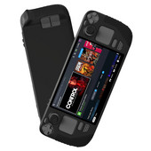 EXSKOF Soft Shell silikonska zaštitna torbica za Steam Deck igraću konzolu Prijenosna putna torbica Navlaka za Steam Deck dodatke