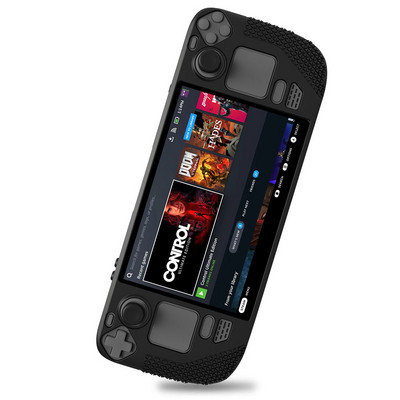 EXSKOF Soft Shell silikonska zaštitna torbica za Steam Deck igraću konzolu Prijenosna putna torbica Navlaka za Steam Deck dodatke