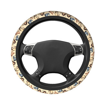 Ferret Animal Car Steering Wheel Cover Wildlife Rodent Weasel Auto Steering Wheel Protector Διακόσμηση αυτοκινήτου Αξεσουάρ εσωτερικού χώρου