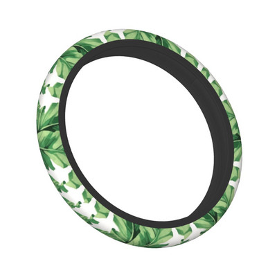 Banana Leaf Leaves Navlaka za volan automobila Jungle Tropska zelena biljka Zaštita za auto volan Dodaci za volan