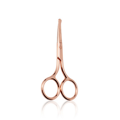 1 tk Ninakäärid Ilutooted Meigitööriist Juukseeemaldaja Küünenaha ümmargune ots Käärid Ohutu Tervis Nina Juuksekäärid