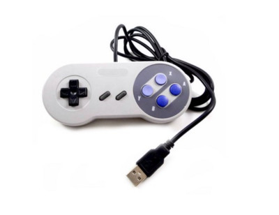 USB žaidimų valdiklis Joypad laidinis vairasvirtės valdiklis, skirtas Nintendo SNES, skirtas Windows98 XP Mac OS
