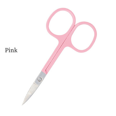 1tk kulmukäärid roostevabast terasest küünte tööriistad kulmude nina ripsmete käärid multifunktsionaalsed näo- ja juukselõikurid, meik ilu