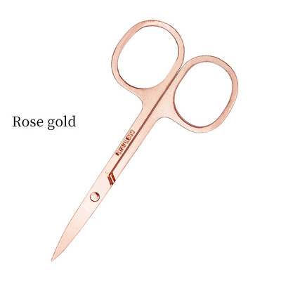 1tk kulmukäärid roostevabast terasest küünte tööriistad kulmude nina ripsmete käärid multifunktsionaalsed näo- ja juukselõikurid, meik ilu