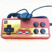 9 kontaktiga varumängukontroller konsoolimängude jaoks 8-bitine TV MÄNGUMÄNGIJA FC Punane ja valge masinakäepide Spetsiaalne mängukäepide