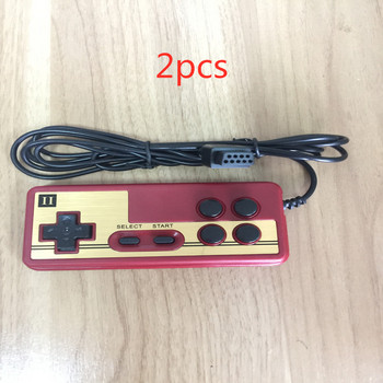 9 Pin Backup Game Controller за конзолни игри 8bit TV GAME PLAYER FC Red and white Machine Handle Special Game Handle