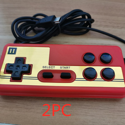 9 kontaktiga varumängukontroller konsoolimängude jaoks 8-bitine TV MÄNGUMÄNGIJA FC Punane ja valge masinakäepide Spetsiaalne mängukäepide