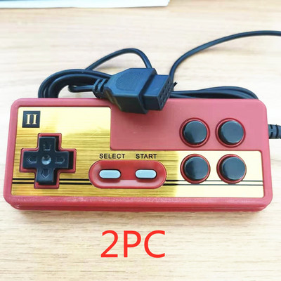 9 kontaktiga varumängukontroller konsoolimängude jaoks 8-bitine TV MÄNGUMÄNGIJA FC Punane ja valge masinakäepide Spetsiaalne mängukäepide