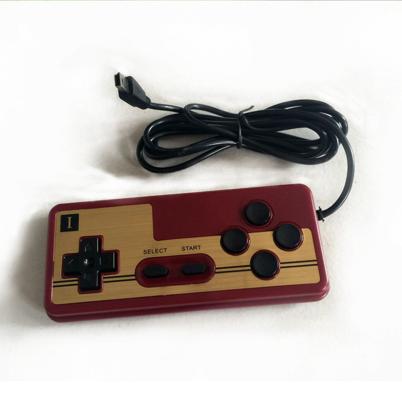 9 kontaktiga varumängukontroller konsoolimängude jaoks 8-bitine TV MÄNGUMÄNGIJA FC Punane ja valge masinakäepide Spetsiaalne mängukäepide