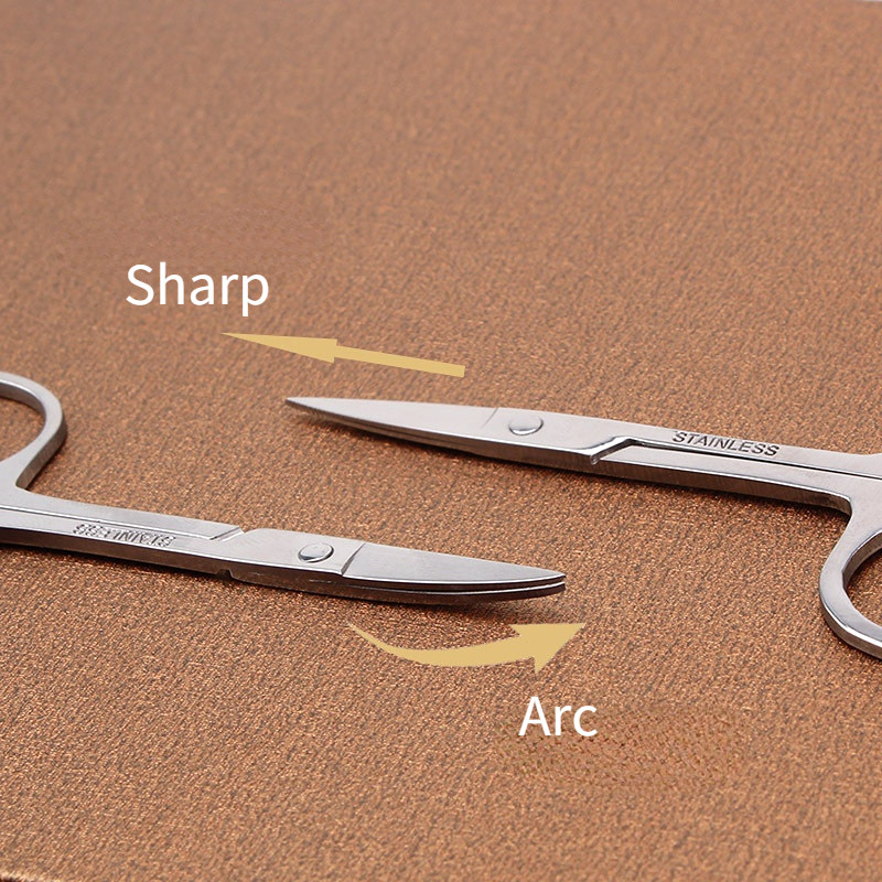 Nagai Nosies Antakių žirklės odelių žirklės epiliatoriai Profesionalūs plaukų šalinimo skustuvai veido skustuvai moterims Grožio makiažo priemonės