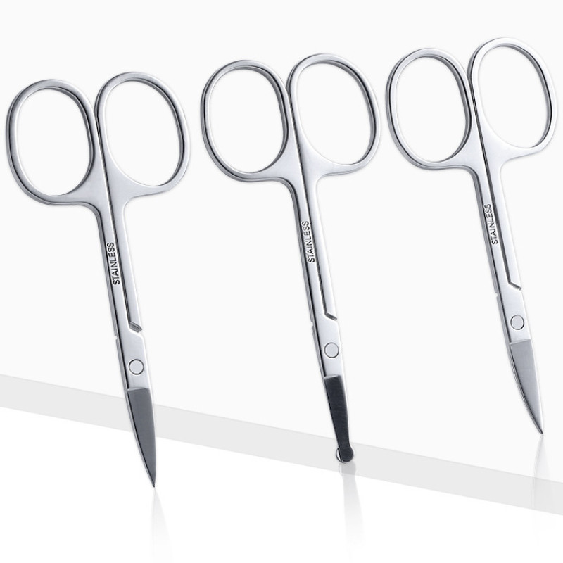 Nagai Nosies Antakių žirklės odelių žirklės epiliatoriai Profesionalūs plaukų šalinimo skustuvai veido skustuvai moterims Grožio makiažo priemonės