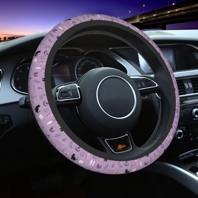 Purple Witch Pack automobilio vairo dangtelis 37-38 Anime Ghibli Kiki pristatymo paslauga Mieli katės vairo priedai