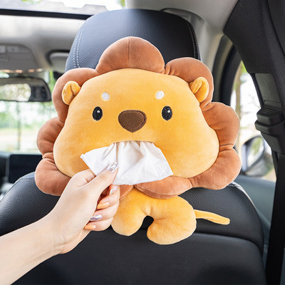 Χαριτωμένη θήκη χαρτομάντηλου αυτοκινήτου σε θήκη για χαρτομάντιλα αυτοκινήτου Λούτρινο κουτί χαρτομάντιλου Κουτιά χαρτομάντιλων αυτοκινήτου για το κουτί χαρτοπετσέτας αυτοκινήτου Κουτί αποθήκευσης χαρτιού