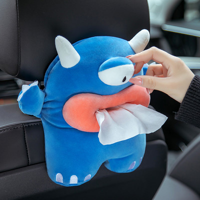 Χαριτωμένη θήκη χαρτομάντηλου αυτοκινήτου σε θήκη για χαρτομάντιλα αυτοκινήτου Λούτρινο κουτί χαρτομάντιλου Κουτιά χαρτομάντιλων αυτοκινήτου για το κουτί χαρτοπετσέτας αυτοκινήτου Κουτί αποθήκευσης χαρτιού