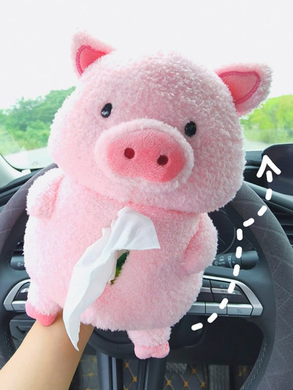 Χαριτωμένη θήκη χαρτομάντηλου αυτοκινήτου σε θήκη για χαρτομάντιλα αυτοκινήτου Λούτρινο κουτί χαρτομάντιλου Κουτιά χαρτομάντιλων αυτοκινήτου για το κουτί χαρτοπετσέτας αυτοκινήτου Κουτί αποθήκευσης χαρτιού