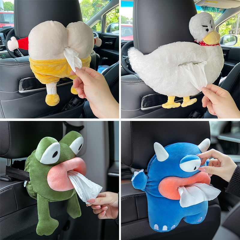 Χαριτωμένη θήκη χαρτομάντηλου αυτοκινήτου σε θήκη για χαρτομάντιλα αυτοκινήτου Λούτρινο κουτί χαρτομάντιλου Κουτιά χαρτομάντιλων αυτοκινήτου για το κουτί χαρτοπετσέτας αυτοκινήτου Κουτί αποθήκευσης χαρτιού