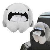 Cartoon Shark autorätikuhoidja tagaistmete päikesesirmi salvrätikuhoidja autotarvikute salvrätikute ümbris auto päikesesirmi salvrätikuhoidja jaoks